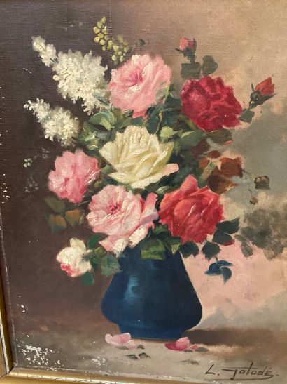 null RAMBOURG. Bouquet de fleurs

Huile sur toile signée en bas à gauche (rayures...