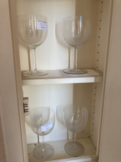 null Baccarat , verres à dégustations et verres à vin

Eclats

Lot vendu en l'ét...