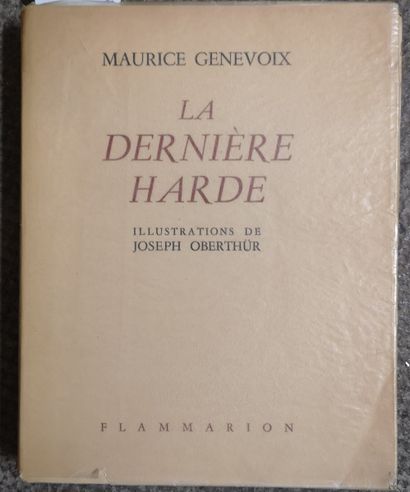 null 
Maurice GENEVOIX. The last herd. Very beautiful illustrations by Joseph OBERTHUR....