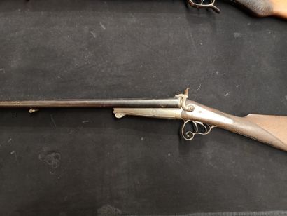 null Rifle artisanal Stephanois gauge 16 (n°4280). Double trigger. Smooth barrels...