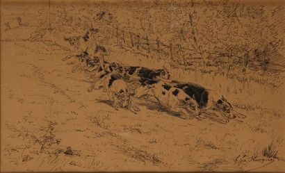 Georges LA ROCQUE (1839-1932). The pack of...