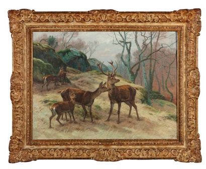 Georges Frédérci ROTIG (1873-1961). Deer...