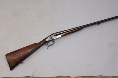 null Fusil à platines artisan Stéphanois calibre 16 (n°29). Canon de 69cm, longueur...