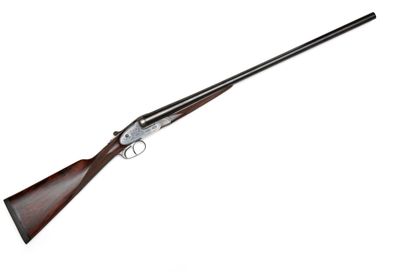 null Rifle juxtaposed artisan Liège gauge 12/65 (n°29862). Smooth barrels of 70 cm,...