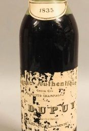 null 1 bouteille COGNAC "Petite Champagne", G. Dupuy 1835 (ela, MB)