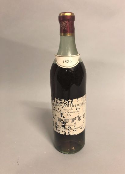 null 1 bouteille COGNAC "Petite Champagne", G. Dupuy 1835 (ela, MB)