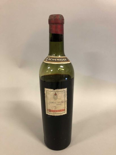 null 1 bouteille Château CHEVAL-BLANC, 1° Grand Cru St-Émilion 1949 (GV, SE remplacée...