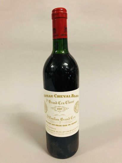 null 1 bottle Château CHEVAL-BLANC, 1° Grand Cru St-Émilion 1989 (etlt, TLB)