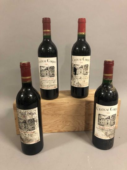 null 
4 bottles of Château CORBIN, Grand Cru St-Émilion, including 3 from 1988 and...