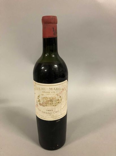 null 1 bouteille Château MARGAUX, 1° cru Margaux 1953 (elt, B)