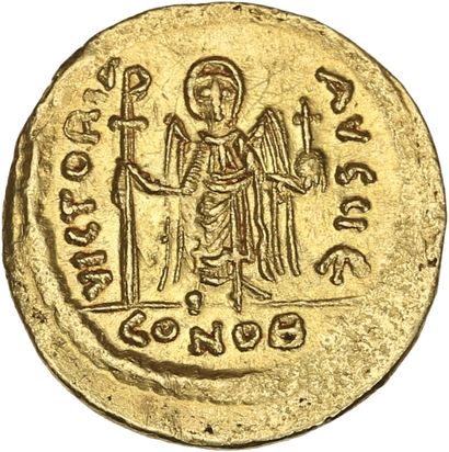 null PHOCAS (602-610)
Solidus. Constantinople. 4,51 g.
Sear 620.
Superbe.