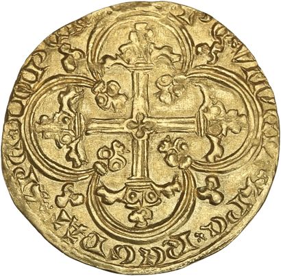 null JEAN le Bon (1350-1364)
Franc à cheval. 3,80 g.
D. 294.
Flan rogné. TTB.