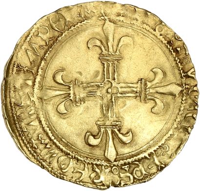 null LOUIS XI (1461-1483)
Gold shield with sun. 3,45 g.
D. 544.
VG to VG.