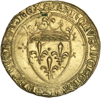 null CHARLES VI (1380-1422)
Écu d'or à la couronne. Montpellier. 3,77 g.
D. 369.
Presque...