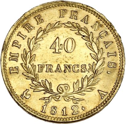null PREMIER EMPIRE (1804-1814) 40 francs or. 1812. Paris.
20 francs or : 3 exemplaires....