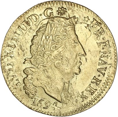 LOUIS XIV (1643-1715) Louis d'or aux quatre...