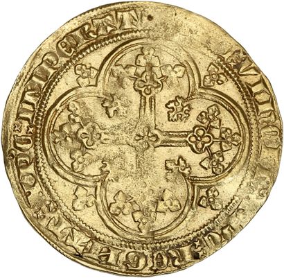 null PHILIPPE VI (1328-1350)
Écu d'or à la chaise. 4,47 g.
D. 249.
TB à TTB.