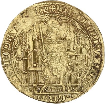 PHILIPPE VI (1328-1350) Écu d'or à la chaise....