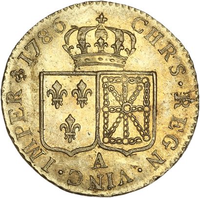 null LOUIS XV (1715-1774)
Louis d'or au buste nu. 1786. Paris.
D. 1707.
TTB à su...