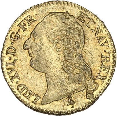 null LOUIS XV (1715-1774)
Louis d'or au buste nu. 1786. Paris.
D. 1707.
TTB.