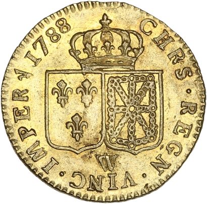 null LOUIS XV (1715-1774)
Louis d'or au buste nu. 1788. Lille.
D. 1707.
TTB à su...