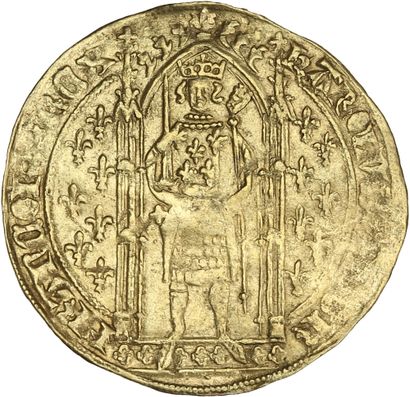 CHARLES V (1364-1380) Franc à pied : 2 exemplaires....