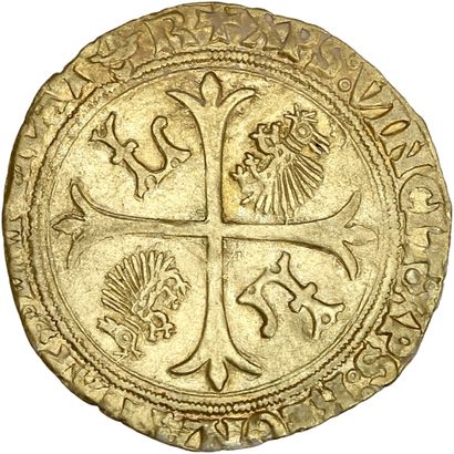 null LOUIS XII (1498-1514)
Écu d'or au porc-épic. Bordeaux. 3,33 g.
D. 655.
TB.