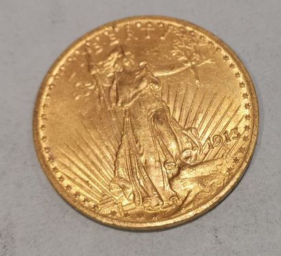 null 
Pièce de 20 Dollars or datées 1913 
Usures



Frais 17 % HT soit 20.40 % T...