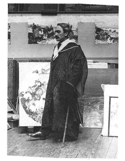Jean-Julien LEMORDANT (1878-1968) Crépuscule sur la côte Aquarelle, signée en bas...