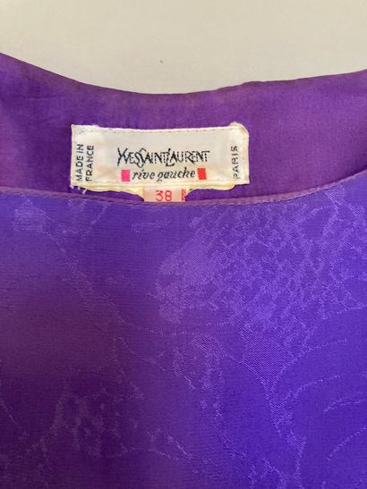 null YVES SAINT LAURENT Rive Gauche - R union of three silk d bardeurs, one of which...