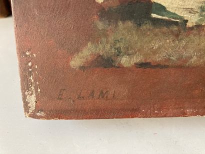 null Modern school

Gallant scene in a salon

Oil on panel signed E. Lamy

24 x 33...