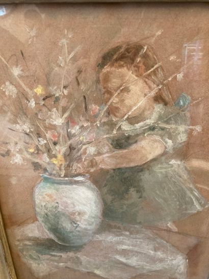 null DEFO, 20th century school

Girl with a bouquet

Oil on cardboard signed lower...