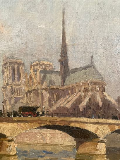 null Raymond Renefer ( 1879 - 1957)

Notre-Dame de Paris, Les quais 

Huile sur toile...