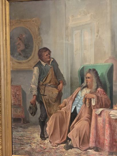 null 
Pierre Henry BESSEDE (1846-1918)

Conversation dans un salon, style XVIIIème...