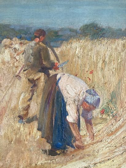null 
Alfred Smith ( 1853-54 1932 )




The Harvest, titled on the back




Oil on...
