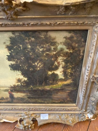 null CARRET, in the taste of BARBIZON

Animated landscape

Oil on canvas signed lower...