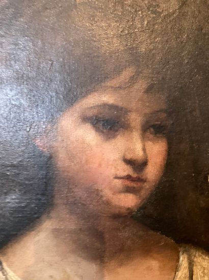 null Portrait de jeune fille 

Huile sur toile encadrée 

39,5 x 32 cm

Accidents...