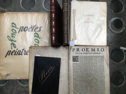  Lots de volumes divers dont Proemio della...