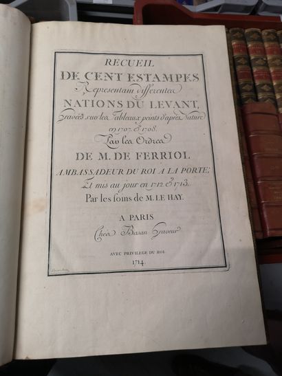  Volume : Recueil des 100 estampes du Levant...