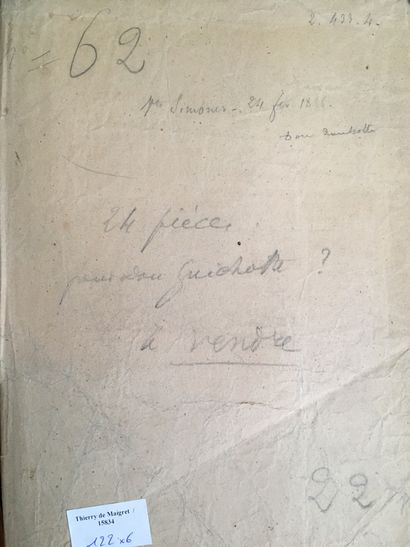 null Lot de gravures et lithographies dont Eloge de la Folie de Ferdinand BAC, France...