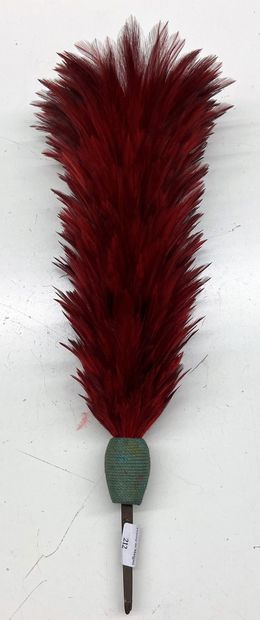 Red plumet; length 27 cm; it is equipped...