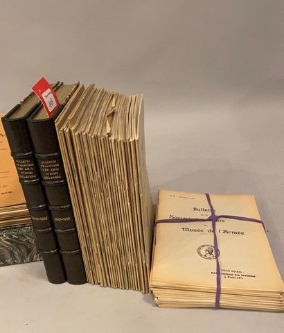 null BULLETIN DE LA SOCIETE DES AMIS DU MUSEE DE L'ARMEE 1909 - 1938. in- . 2 volumes...