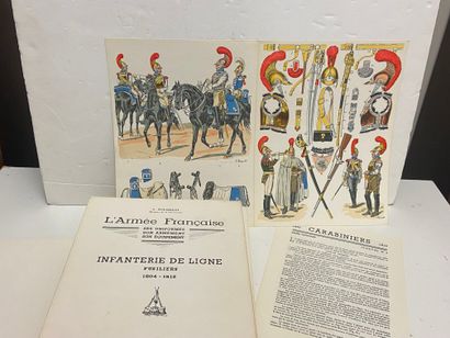 ROUSSELOT Lucien, L'armée française - Uniformes...