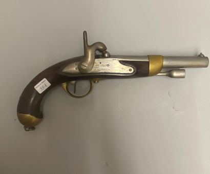 Percussion pistol model 1822 T Bis, barrel...