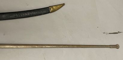 null Une épée d'officier subalterne du génie modèle 1872, complète avec son fourreau...