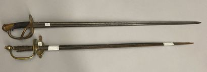 A large cavalry saber, type 1822, without...
