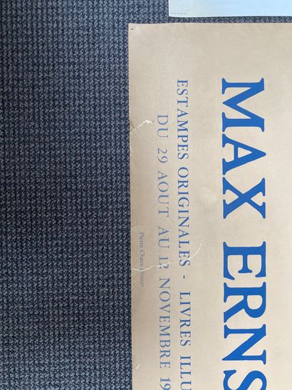 null Lot comprenant :

Max ERNST (1891-1976) Affiche lithographiée pour l exposition...