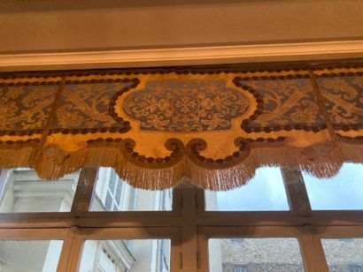 Embroidery and lace window frame

Late 19th...