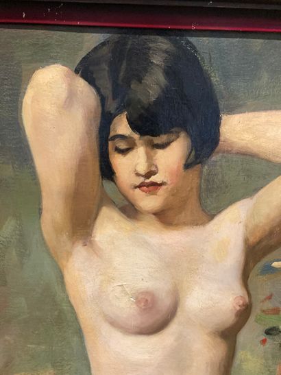 null WOLFF

Femme nue aux cheveux courts,

Importante huile sur toile, datée 1928

120...
