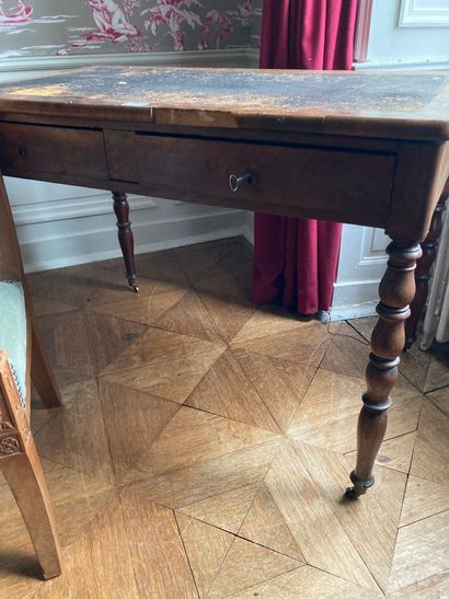 Lot including Writing table 

Louis Philippe...